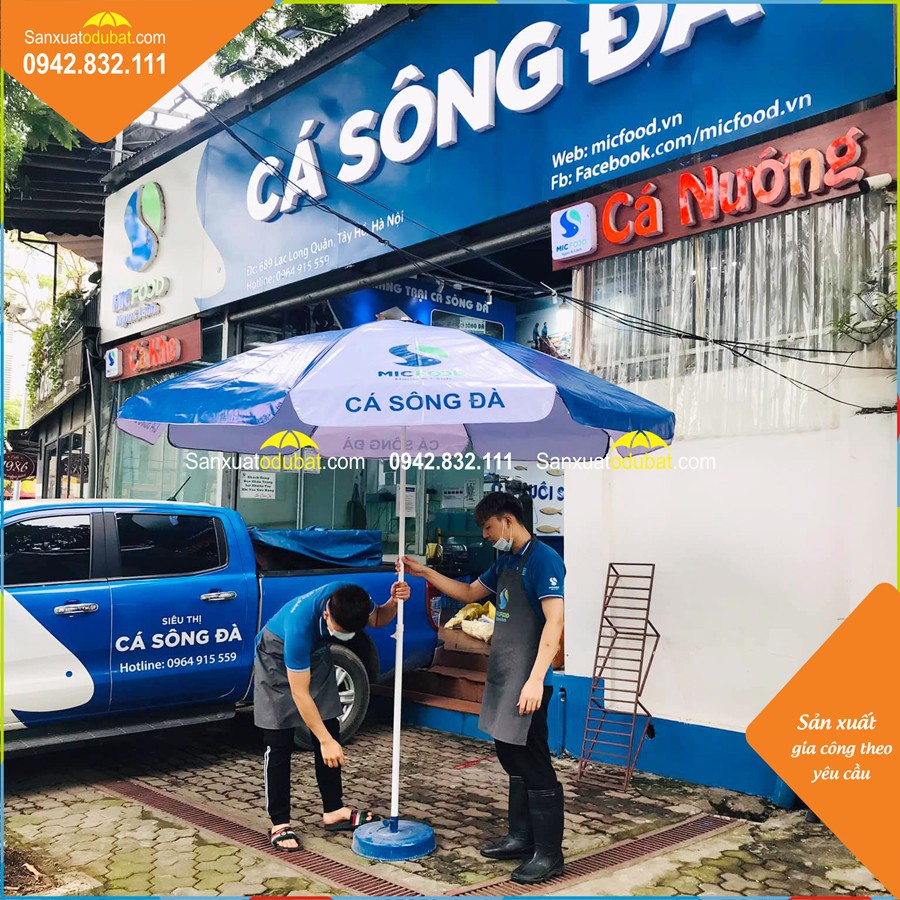 Ô quảng cáo ngoài trời cao 2.5m x rộng 2.2m